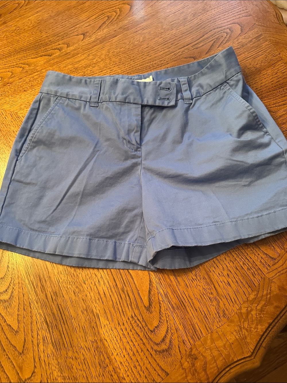 Vineyard Vines Slate Blue Cotton Blend Shorts